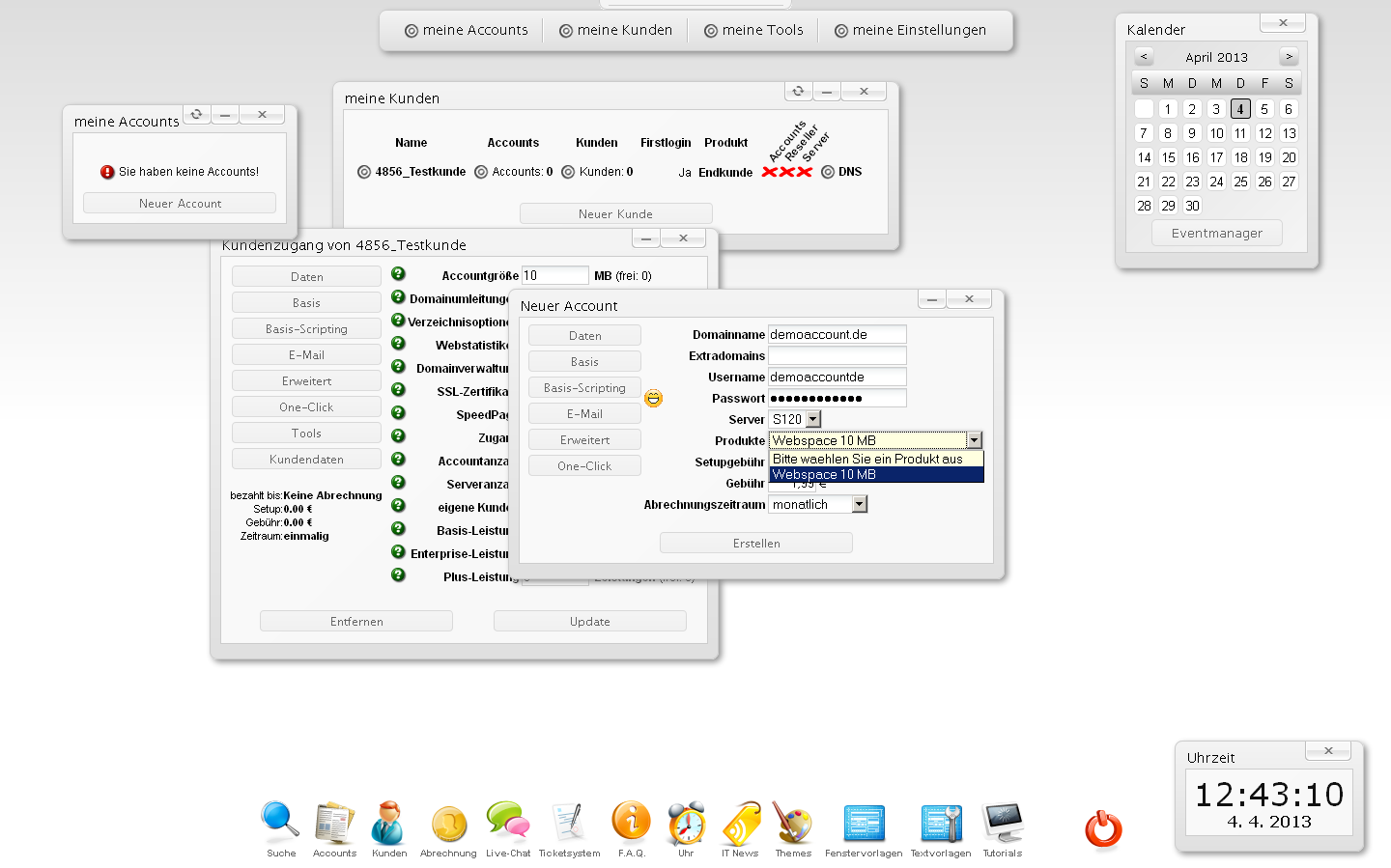 Evolution Hosting Fenstersystem
